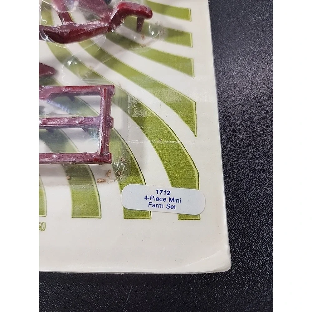 1970s Lee Farm Toys Tractor‎ Wagon, Plow, And Harrow New In Package 1712